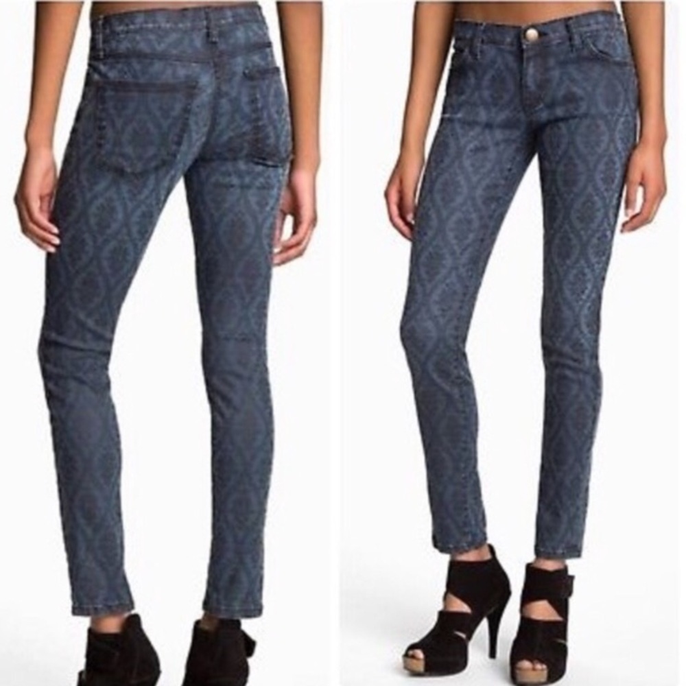 Current / Elliott Bintahe Indigo Brocade Ankle